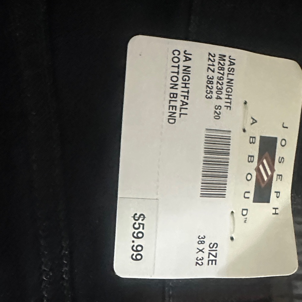 Joseph Abboud Nightfall Cotton Blend Jeans